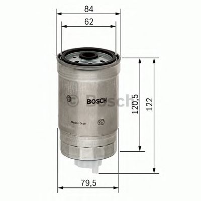 BOSCH 1457434435 -  Топливный фильтр