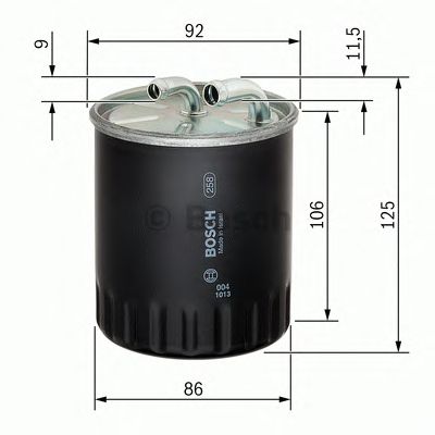 BOSCH 1457434437 -  Топливный фильтр