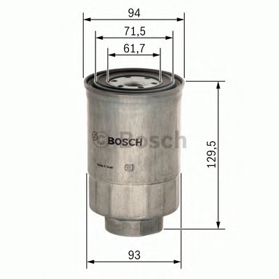 BOSCH 1457434453 -  Топливный фильтр