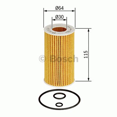 BOSCH 1457437001 -  Масляный фильтр