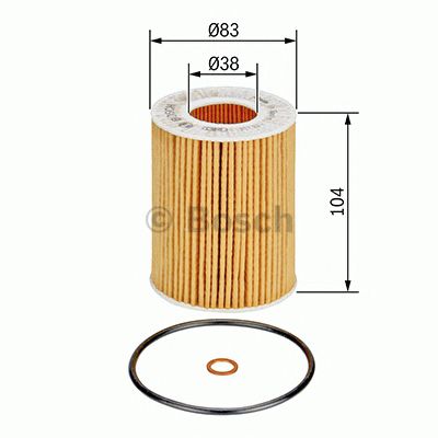 BOSCH 1457437003 -  Масляный фильтр