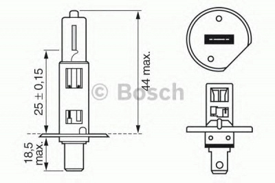 BOSCH Pure Light H1 1шт
