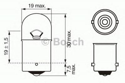 BOSCH 1987302203 -  Лампа накаливания, фонарь указателя поворота