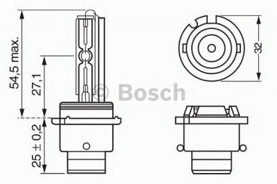 BOSCH 1987302903 -  Лампа накаливания, основная фара