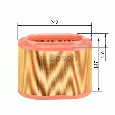 BOSCH 1987429109 -  Воздушный фильтр