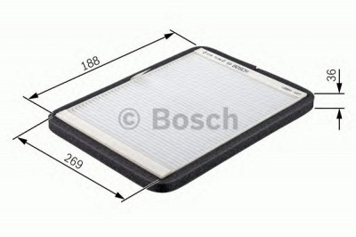 BOSCH 1987431159 -  Фильтр воздуха в салоне