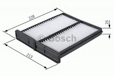 BOSCH 1987432086 -  Фильтр воздуха в салоне