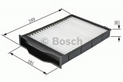 BOSCH 1987432093 -  Фильтр воздуха в салоне