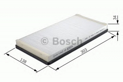 BOSCH 1987432419 -  Фильтр воздуха в салоне