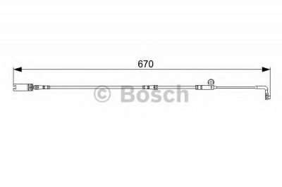 BOSCH 1987473002 -  Сигнализатор, износ тормозных колодок