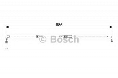 BOSCH 1987473003 -  Сигнализатор, износ тормозных колодок