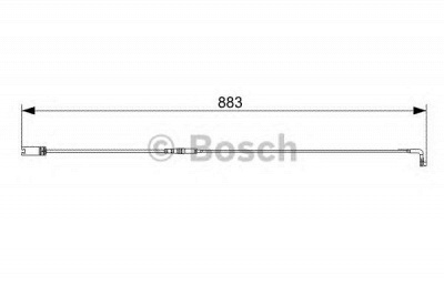 BOSCH 1987473005 -  Сигнализатор, износ тормозных колодок
