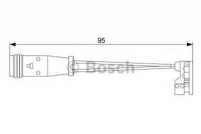 BOSCH 1987473006 -  Сигнализатор, износ тормозных колодок