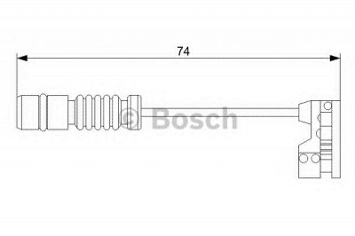 BOSCH 1987473008 -  Сигнализатор, износ тормозных колодок