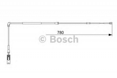BOSCH 1987473009 -  Сигнализатор, износ тормозных колодок