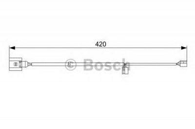BOSCH 1987473012 -  Сигнализатор, износ тормозных колодок