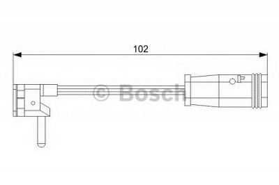BOSCH 1987473019 -  Сигнализатор, износ тормозных колодок