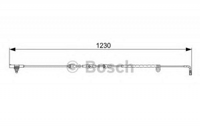 BOSCH 1987473022 -  Сигнализатор, износ тормозных колодок