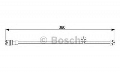 BOSCH 1987473023 -  Сигнализатор, износ тормозных колодок