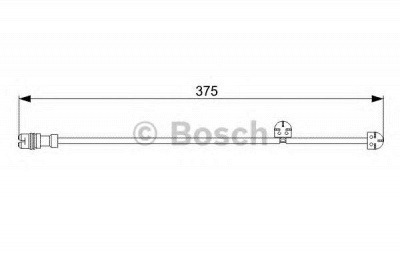 BOSCH 1987473024 -  Сигнализатор, износ тормозных колодок