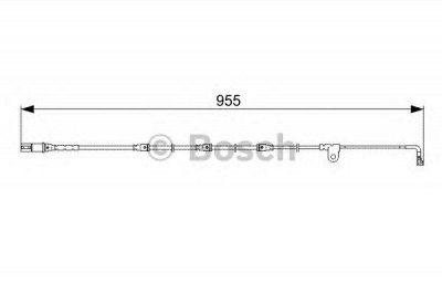 BOSCH 1987473028 -  Сигнализатор, износ тормозных колодок