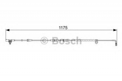 BOSCH 1987473032 -  Сигнализатор, износ тормозных колодок
