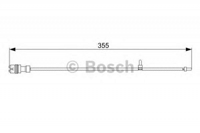 BOSCH 1987473034 -  Сигнализатор, износ тормозных колодок