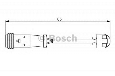 BOSCH 1987473038 -  Сигнализатор, износ тормозных колодок
