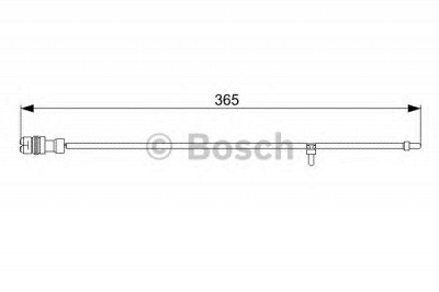 BOSCH 1987473040 -  Сигнализатор, износ тормозных колодок