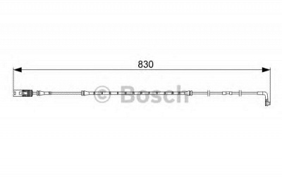BOSCH 1987473043 -  Сигнализатор, износ тормозных колодок