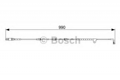 BOSCH 1987473049 -  Сигнализатор, износ тормозных колодок