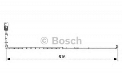 BOSCH 1987473056 -  Сигнализатор, износ тормозных колодок