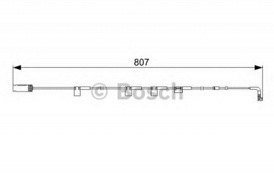BOSCH 1987473058 -  Сигнализатор, износ тормозных колодок