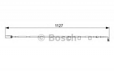 BOSCH 1987473059 -  Сигнализатор, износ тормозных колодок