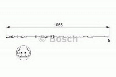 BOSCH 1987473506 -  Сигнализатор, износ тормозных колодок