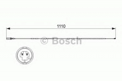 BOSCH 1987473515 -  Сигнализатор, износ тормозных колодок