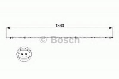 BOSCH 1987473518 -  Сигнализатор, износ тормозных колодок