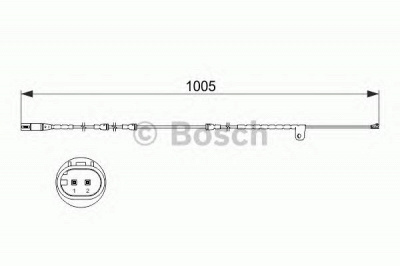 BOSCH 1987473521 -  Сигнализатор, износ тормозных колодок