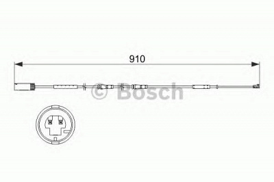 BOSCH 1987473522 -  Сигнализатор, износ тормозных колодок