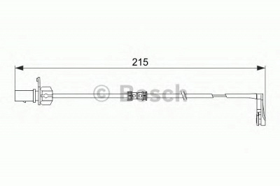 BOSCH 1987474489 -  Комплект монтажный дисковых тормозных колодок