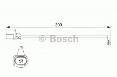 BOSCH 1987474505 -  Комплект монтажный дисковых тормозных колодок