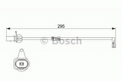 BOSCH 1987474508 -  Сигнализатор, износ тормозных колодок