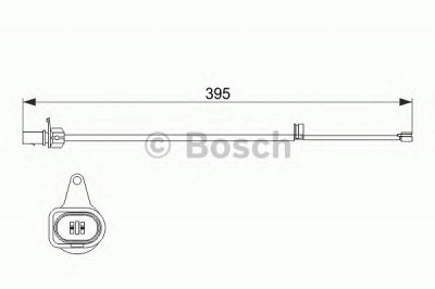 BOSCH 1987474509 -  Сигнализатор, износ тормозных колодок
