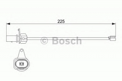 BOSCH 1987474511 -  Сигнализатор, износ тормозных колодок
