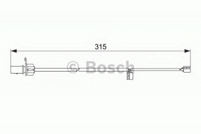 BOSCH 1987474518 -  Сигнализатор, износ тормозных колодок