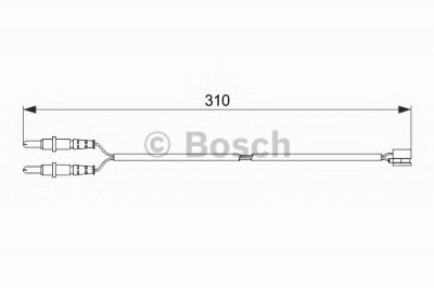 BOSCH 1987474519 -  Сигнализатор, износ тормозных колодок