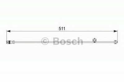 BOSCH 1987474557 -  Сигнализатор, износ тормозных колодок