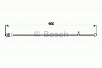 BOSCH 1987474560 -  Сигнализатор, износ тормозных колодок
