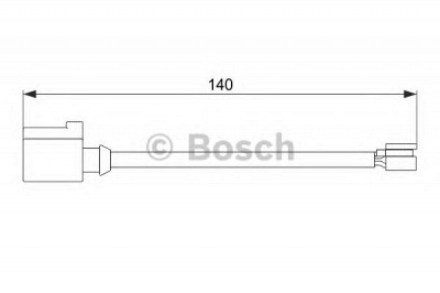 BOSCH 1987474566 -  Сигнализатор, износ тормозных колодок