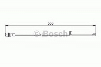 BOSCH 1987474568 -  Сигнализатор, износ тормозных колодок